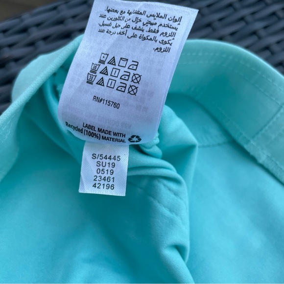 Style & Co Pull On Mid Rise Stretch Capri Pants in Aqua Size XL - Picture 9 of 10